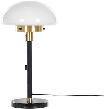 Beliani Tischlampe Minija Gold/Schwarz/weiß