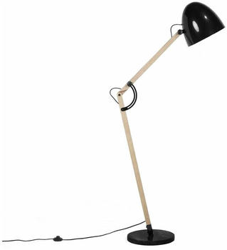 Beliani Stehlampe Hetton (175 cm) Schwarz