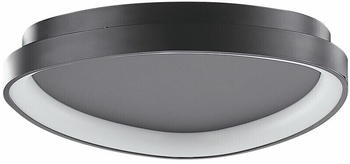 Beliani Wandleuchte + Deckenleuchte Nanding (2160 lm) Schwarz