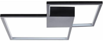 Beliani Wandleuchte + Deckenleuchte Deckenleuchte LED schwarz OKSU (939 lm) Schwarz