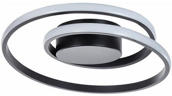 Beliani Wandleuchte + Deckenleuchte Deckenleuchte LED schwarz NARYN