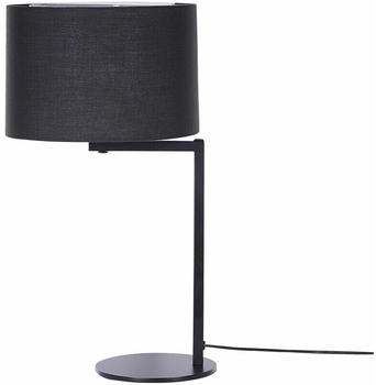 Beliani Tischlampe Baldwin Schwarz