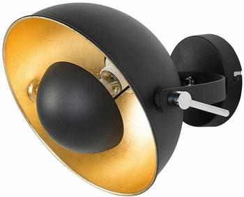 Beliani Wandleuchte + Deckenleuchte Thames (14 cm) Schwarz