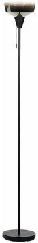 Beliani Stehlampe Talparo (175 cm) Schwarz/Silber