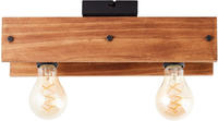 Brilliant Deckenleuchte "Calandra" E27 1 Stk. E27, Metall/Holz, schwarz/holz
