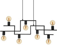 EGLO H&auml;ngeleuchte "FEMBARD Pendellampe, Wohnzimmerlampe, E27, IP20, Vintage,...