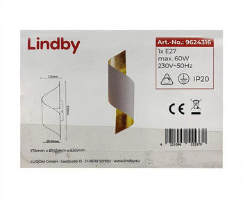 Lindby Wandleuchte VANNI 1xE27/60W/230V