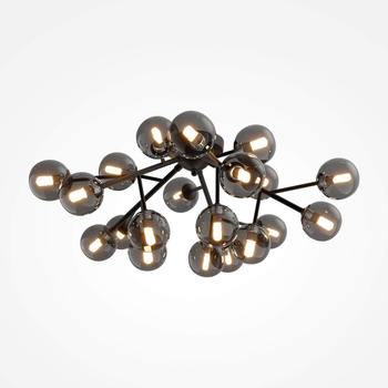 Maytoni Dallas Deckenleuchte, Deckenlampe 20x G9 Schwarz-Matt