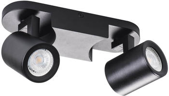 Kanlux LAURIN 29123 Wand-Deckenleuchte 2x max. 35W GU10 schwarz