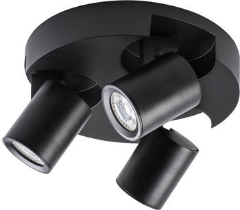 Kanlux LAURIN 29127 Wand-Deckenleuchte 3x max. 35W GU10 schwarz