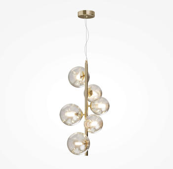Maytoni Dallas Pendelleuchte, Hängeleuchte 6x G9 Gold-Farbe