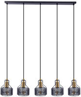 n&auml;ve LED Pendelleuchte "FORO" E27 1 Stk. schwarz/golden