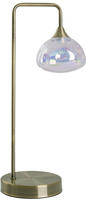n&auml;ve LED Tischleuchte "Varna" 1 Stk. Warmwei&szlig; 1 flg. irisierendes Glas incl. 6 LEDs