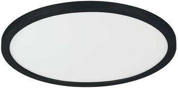 Eglo 75738 CAMPASPERO LED Wand-/Deckenleuchte 14W &Oslash;295mm Schwarz wei&szlig; Steuerbare Lichtfarbe Dimmbar