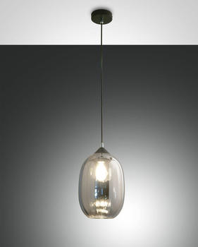 Fabas Luce Pendelleuchte Infinity E27 Ø200mm Grau