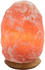Davartis Salzkristall-Tischlampe Rock H18cm orange