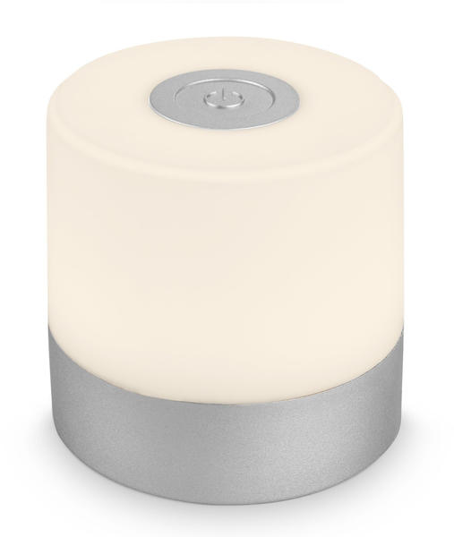 Briloner Mini LED Tischlampe chrom/matt