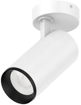 Deko-Light LED Deckenspot Lucea 15 in Verkehrsweiß und Schwarz 15W 1500lm schwenkbar weiß