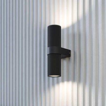 Maytoni Dynamics Wandleuchte, Wandlampe 2x GU10 Schwarz-Matt