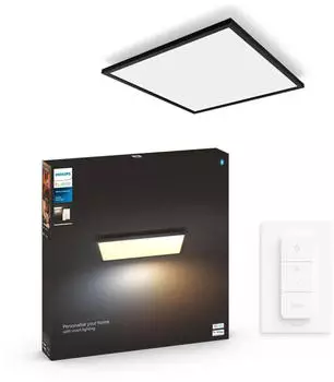 Philips Hue White Ambience Aurelle Panelleuchte 60x60cm sw inkl. Dimmschalter