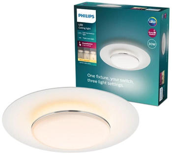 Philips LED Deckenleuchte Garnet Weiß 30W 3100lm weiß