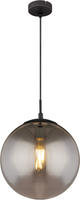 GLOBO LIGHTING H&auml;ngeleuchte "BLAMA" E27 1 Stk. H&auml;ngeleuchte Schwarz, Glas, E27