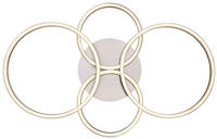 GLOBO LIGHTING Deckenleuchte "KENDY" LED-Modul 1 Stk. Warmwei&szlig; Deckenleuchte...