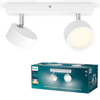 Philips LED Deckenspot Bracia Weiß 2x5,5W 1100lm weiß