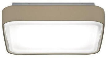 Brumberg KORI LED-Anbauleuchte, 380 x 380 mm, mit Indirektanteil, Schirm braun grau (58194003)