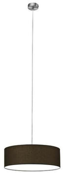 Brumberg SOFT TUBE Pendelleuchte, 580 mm nickel matt / Schirm dunkel braun grau (58266150)