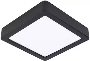 Eglo LED Deckenleuchte Fueva 5 Schwarz 11W 1350lm 3000K 160x160mm schwarz