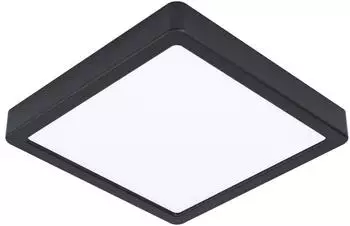 Eglo LED Deckenleuchte Fueva 5 Schwarz 17W 2000lm 3000K 210x210mm schwarz