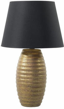 Beliani Tischlampe Tischlampe gold 56 cm Kegelform EBRO