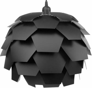 Beliani Pendelleuchte Segre Schwarz