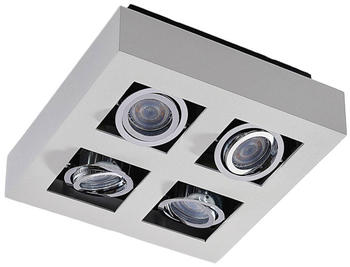 Arcchio Quadratische Deckenlampe Vince in Weiß, 4-fl.