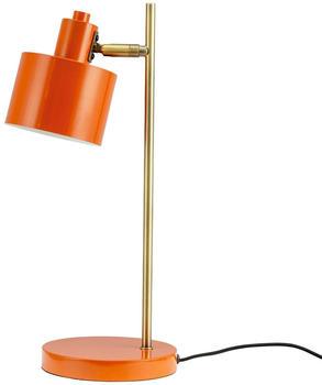 Dyberg Larsen Ocean Tischlampe, orange/messing