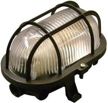 Müller-Licht Wandleuchte Basic Oval, schwarz