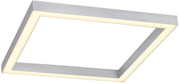 Pure LED-Deckenleuchte quadratisch aluminium