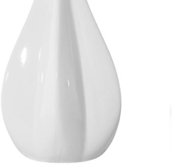 Beliani Tischlampe Tischleuchte Beliani Lampka Nacht Porzellan weiß SANTEE