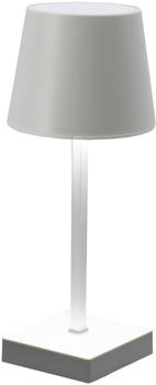 Cepewa Tischleuchte mit Touchdimmer LED H26cm weiß