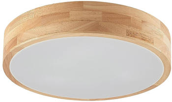 Lindby Tanju Deckenleuchte, Eichenholz, &Oslash; 40 cm