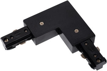 Lucide 1-Phase L-Verbinder links Track in Schwarz schwarz