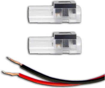 ISOLED Clip-Verbinder mit Kabel (max. 5A) für 2-pol. IP20 Flexstripes mit Breite 10mm