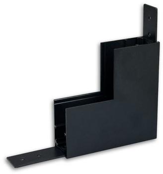 ISOLED Track48 Eckschiene 90° vertikal für Aufbauschiene schwarz nicht stromführend