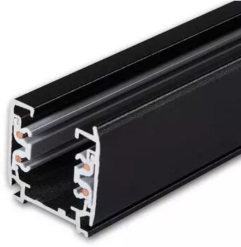 Kanlux 3-Phasen Stromschiene Tear in Schwarz 2000mm schwarz