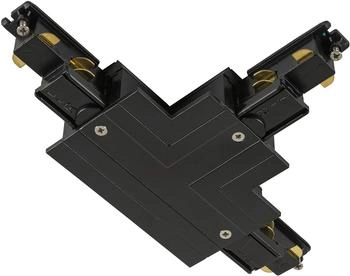 SLV T-Verbinder für S-TRACK 3-Phasen-Einbauschiene, Erde außen rechts, DALI, sch [EEK: B]