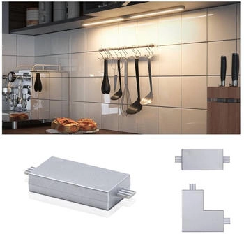 Paulmann 99971 Möbelleuchte Clever Connect Verbinder Barre 50x25mm Chrom matt Arbeitslicht Küchenlampe Kunststoff Paulmann 99971 Möbelleuchte Clever Connect Verbinder Barre 50x25mm Chrom matt Arbeitslicht Küchenlampe Kunststoff