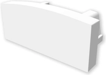 ISOLED Zubehör für Profil MINI-AB V2 / SURF12 / DIVE12 - Endkappe EC223, geschlossen, 1 Stk., weiß