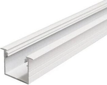 Brumberg Einbauprofil P36-20, für LED-Strips bis 2cm Breite, 200cm, Weiß lackiert