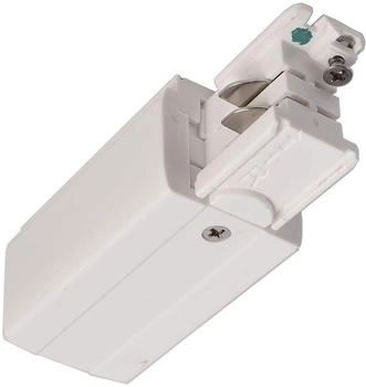 Deko-Light Zubehör für 3-Phasen-Schienensystem D LINE - elektrischer Einspeiser Rechts, 220-240V AC/50-60Hz, Weiß